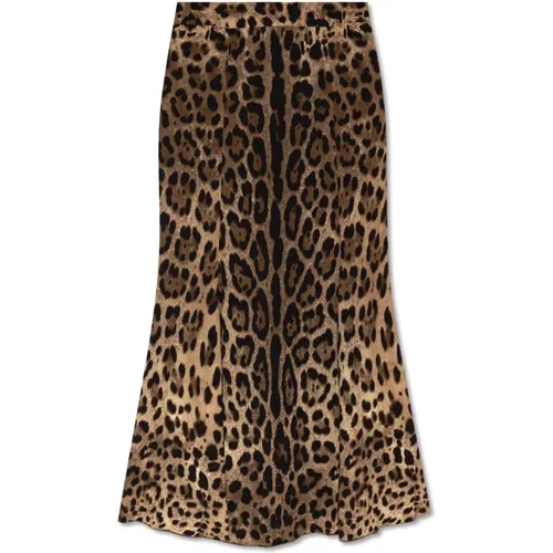 Leopardenmuster Rock - Dolce & Gabbana - Modalova