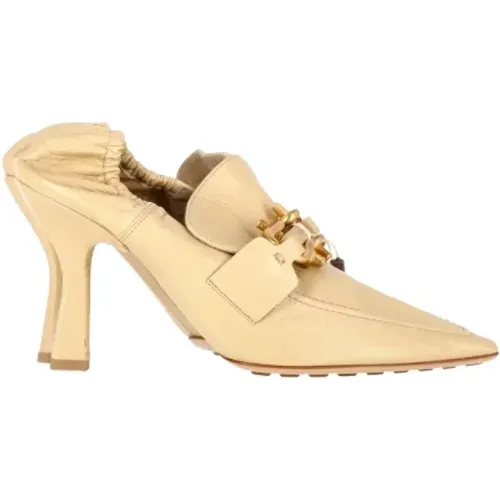 Leather heels , female, Sizes: 5 UK - Bottega Veneta - Modalova