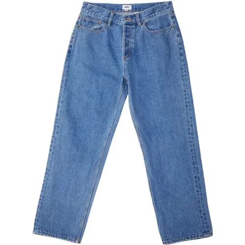 Light Indigo Denim Jeans , male, Sizes: W28, W26, W30 - Obey - Modalova