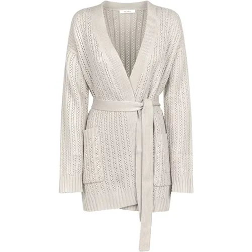 Vanilla Cardigan mit Robe-Silhouette , Damen, Größe: L - Max Mara - Modalova