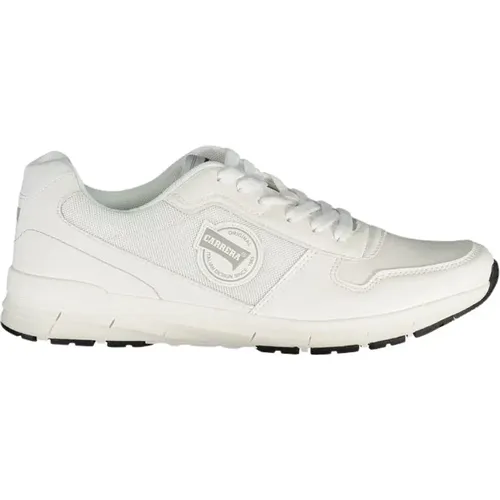 Weißer Polyester-Sneaker mit Kontrastdetails , Herren, Größe: 40 EU - Carrera - Modalova