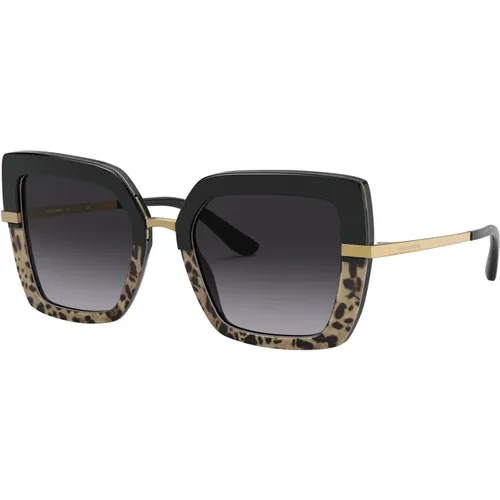 Halbdruck Sonnenbrille , Damen, Größe: 52 MM - Dolce & Gabbana - Modalova