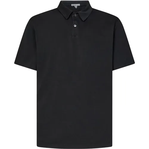 Charcoal Supima Cotton T-shirts and Polo Shirt , male, Sizes: M, L - James Perse - Modalova