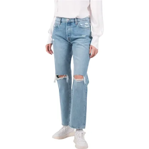 LE Slouch Jeans rosum 2year Rips Lslj727R - 25 , Damen, Größe: W30 - Frame - Modalova
