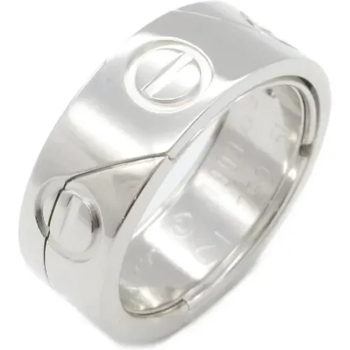 Pre-owned Metal rings , female, Sizes: ONE SIZE - Cartier Vintage - Modalova