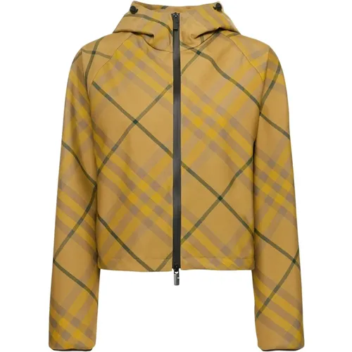 Hooded Jacket , female, Sizes: S, M - Burberry - Modalova