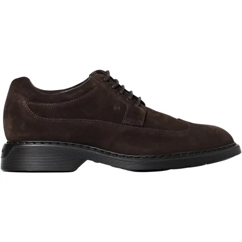 Elegant Men`s Business Shoes , male, Sizes: 11 UK - Hogan - Modalova
