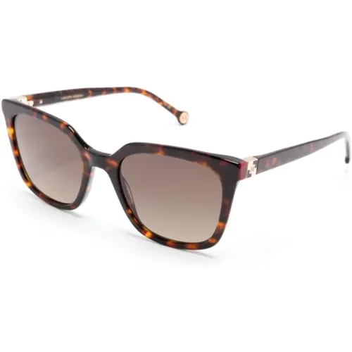 Her0236S O63Ha Sonnenbrille,Schwarze Sonnenbrille für den täglichen Gebrauch - Carolina Herrera - Modalova