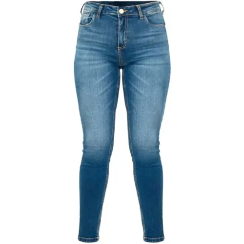 High-Waisted Skinny Jeans , female, Sizes: W25, W33, W32, W28, W31, W26, W29, W27 - Kocca - Modalova