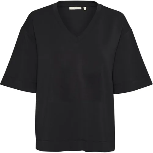Oversize Tshirt Top Schwarz , Damen, Größe: M - InWear - Modalova