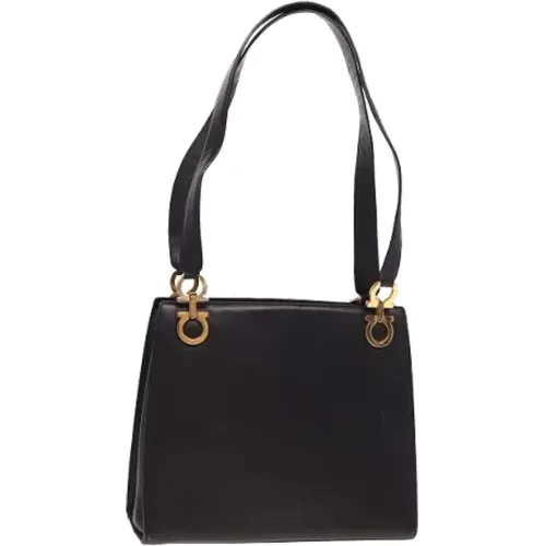 Pre-owned Leather shoulder-bags , female, Sizes: ONE SIZE - Salvatore Ferragamo Pre-owned - Modalova