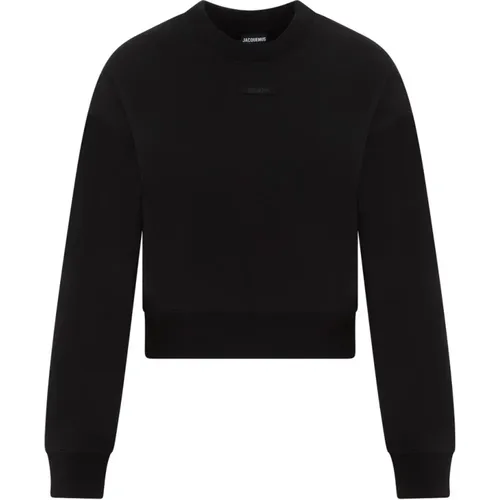 Cotton Sweatshirt Gros Grain , female, Sizes: S, XS - Jacquemus - Modalova