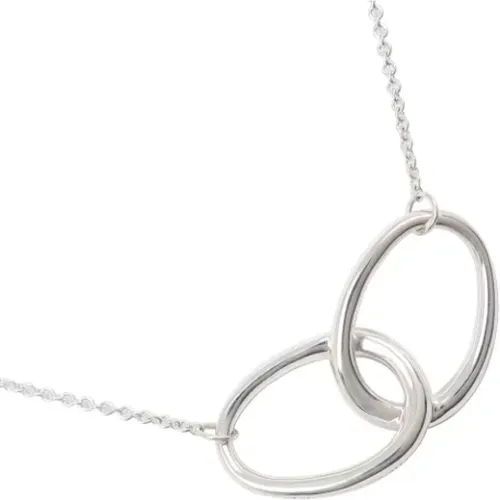 Pre-owned Silver necklaces , female, Sizes: ONE SIZE - Tiffany & Co. Pre-owned - Modalova