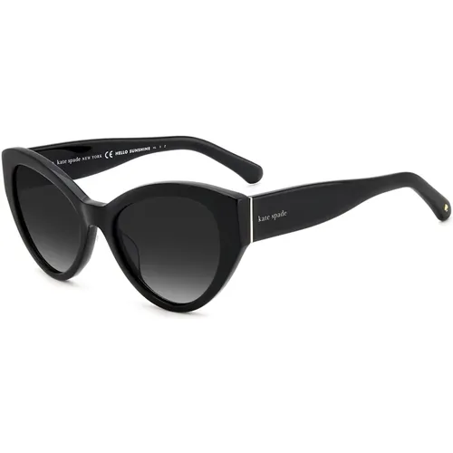 Sunglasses,Gemusterte Rosa/Graue Sonnenbrille - Kate Spade - Modalova