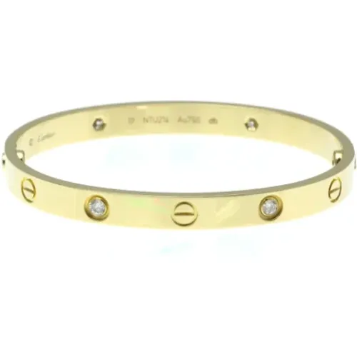 Pre-owned Gold bracelets , female, Sizes: ONE SIZE - Cartier Vintage - Modalova