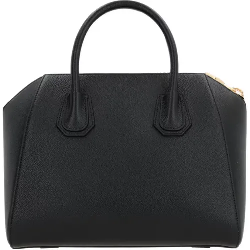 Schwarze Ledertasche mit goldenen Details,Bags,Handbags - Givenchy - Modalova