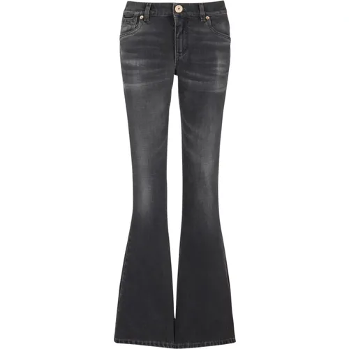 Western Bootcut-Jeans , Damen, Größe: 4XL - Balmain - Modalova