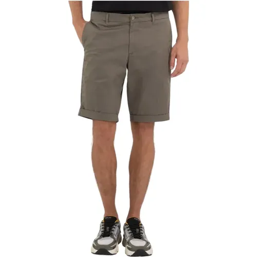 Olive Bermuda Shorts , Herren, Größe: W33 - Replay - Modalova
