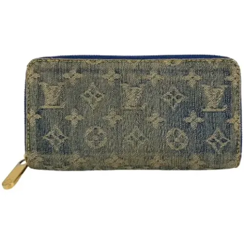 Pre-owned Denim wallets , female, Sizes: ONE SIZE - Louis Vuitton Vintage - Modalova