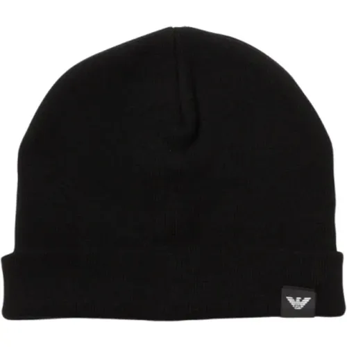 Beanie Hat - Stilvoll und Trendig,Stylischer Hut - Emporio Armani - Modalova