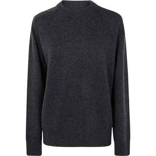 Anthrazit Melange Pullover , Damen, Größe: S - Loulou Studio - Modalova