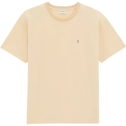 T-shirts and Polos , male, Sizes: M, XL, L, S - Saint Laurent - Modalova