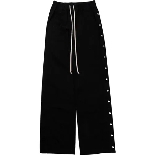 Pusher pantalone in nero , male, Sizes: S, L - Rick Owens - Modalova