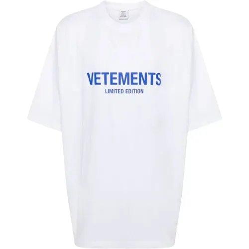 T-shirts and Polos , male, Sizes: L, M, S - Vetements - Modalova