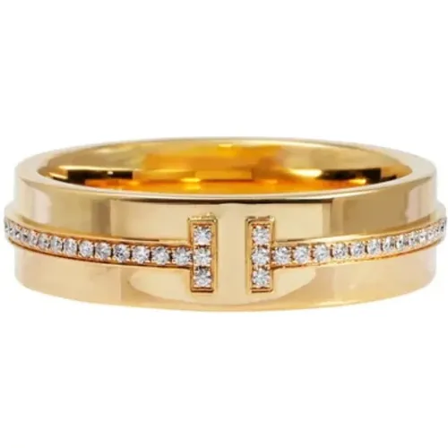 Pre-owned Gold rings , female, Sizes: ONE SIZE - Tiffany & Co. Pre-owned - Modalova