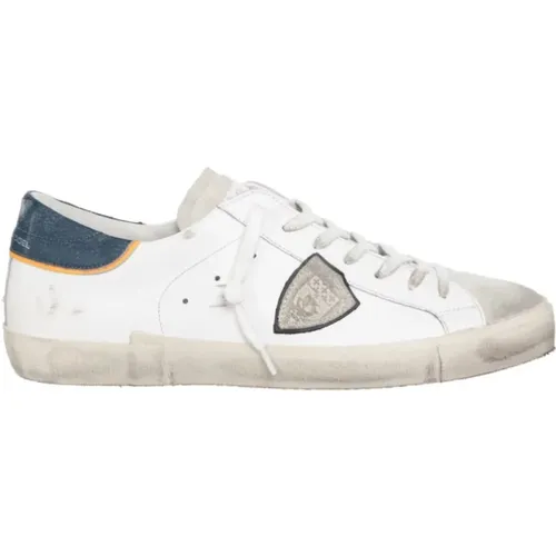 Sneakers White , male, Sizes: 6 UK - Philippe Model - Modalova