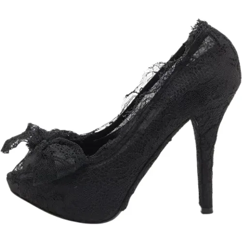 Pre-owned Lace heels , female, Sizes: 3 UK - Dolce & Gabbana Pre-owned - Modalova