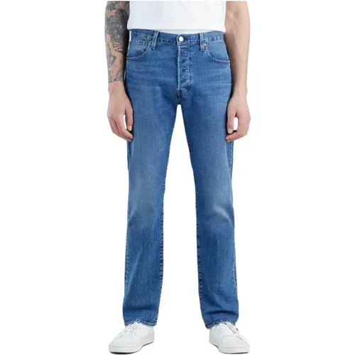 Levi's , Straight Jeans , male, Sizes: W38 L32, W29 L32, W30 L32, W38 L34 - Levis - Modalova