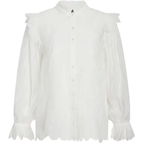Feminine Cyperusbbcaro Shirt Blouse , female, Sizes: 2XL, L, S, M - Bruuns Bazaar - Modalova