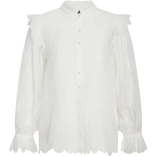 Feminine Cyperusbbcaro Shirt Blouse , female, Sizes: 2XL, L, S, XS, M - Bruuns Bazaar - Modalova