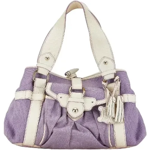 Pre-owned Canvas handbags , female, Sizes: ONE SIZE - Celine Vintage - Modalova