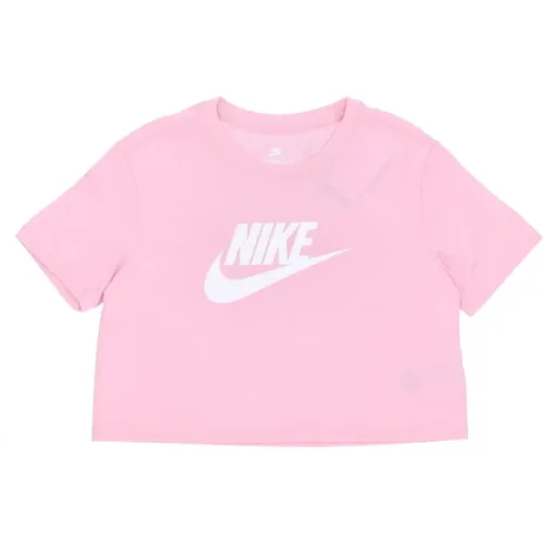 Weiches Pink Crop Icon Tee Nike - Nike - Modalova