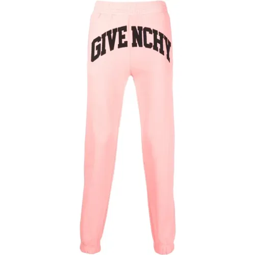 Coral Logo-Embroidered Track Pants , male, Sizes: M, S - Givenchy - Modalova