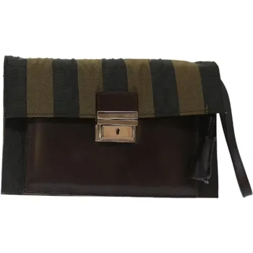 Pre-owned Canvas fendi-bags , female, Sizes: ONE SIZE - Fendi Vintage - Modalova