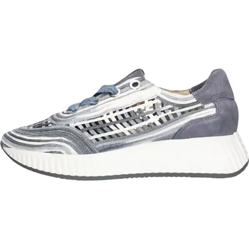 Blaue Low Top Ariana Sneakers , Damen, Größe: 39 1/2 EU - Softwaves - Modalova