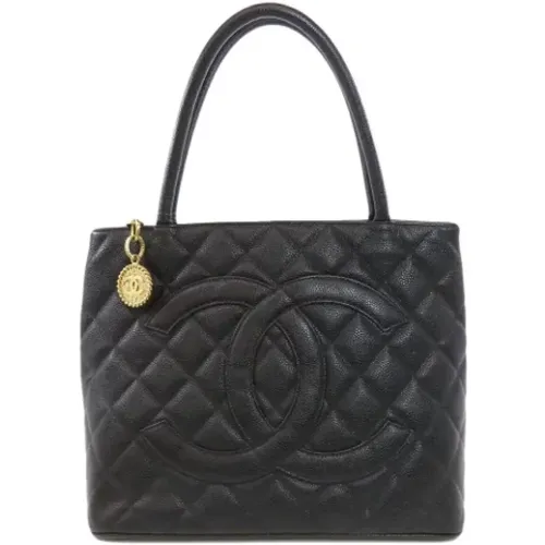 Pre-owned Leather totes , female, Sizes: ONE SIZE - Chanel Vintage - Modalova