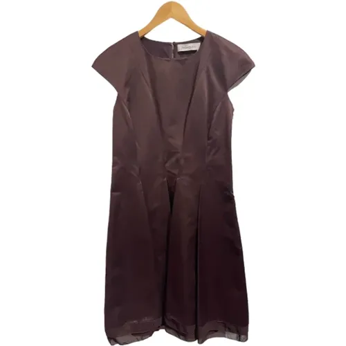 Pre-owned Cotton dresses , female, Sizes: M - Yves Saint Laurent Vintage - Modalova