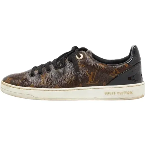 Pre-owned Coated canvas sneakers , female, Sizes: 4 UK - Louis Vuitton Vintage - Modalova