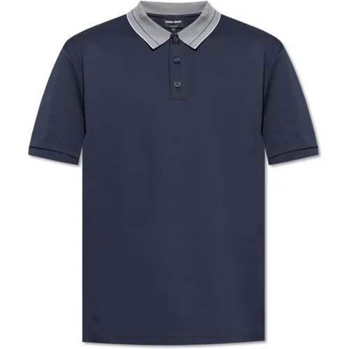 Polo Shirts , Herren, Größe: L - Giorgio Armani - Modalova