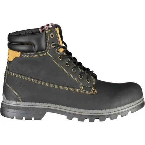 Elegant Lace-Up Boots with Contrasting Accents , male, Sizes: 8 UK, 12 UK, 9 UK, 10 UK, 7 UK, 11 UK, 6 UK - Carrera - Modalova