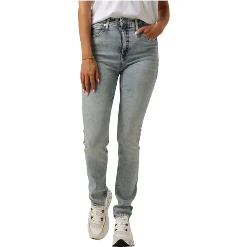 High Rise Skinny Jeans , Damen, Größe: W28 L32 - Calvin Klein - Modalova