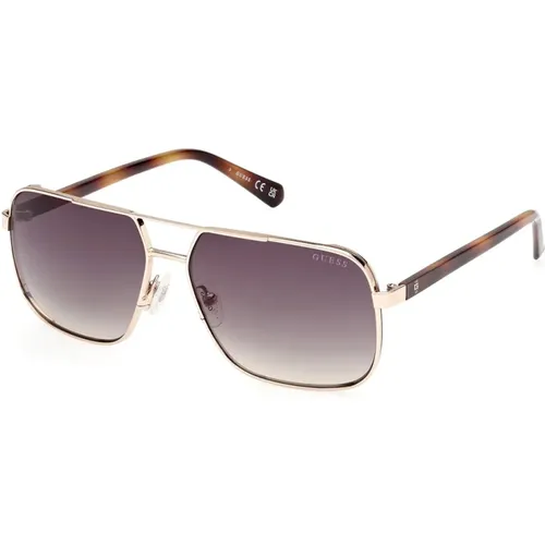 Metal Navigator Sunglasses , male, Sizes: 58 MM - Guess - Modalova