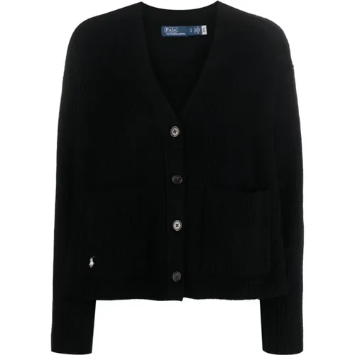 Long sleeve cardigan , female, Sizes: L, XL - Polo Ralph Lauren - Modalova