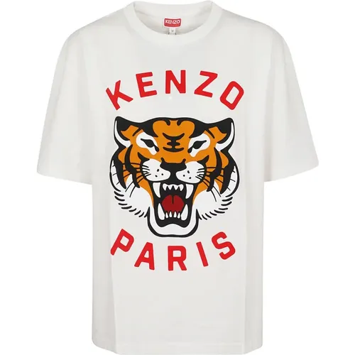 Weiße T-Shirts & Polos für Frauen , Damen, Größe: XS - Kenzo - Modalova