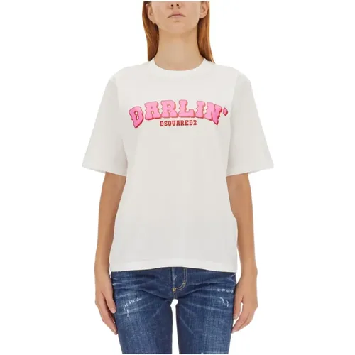 Lässiges Easy Fit T-Shirt - Dsquared2 - Modalova