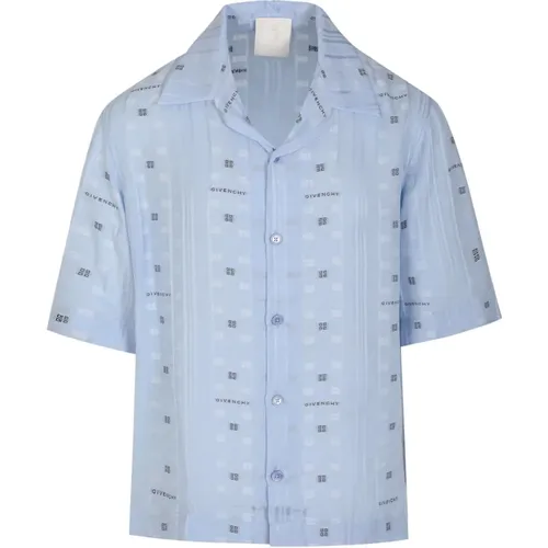 Boxy Hawaiian Shirt in , male, Sizes: S - Givenchy - Modalova
